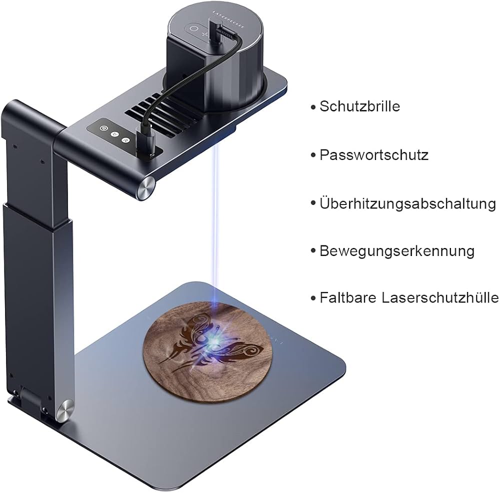 Amazon | LaserPecker PROレーザー彫刻機 刻印機 DIY 加工機 レーザー