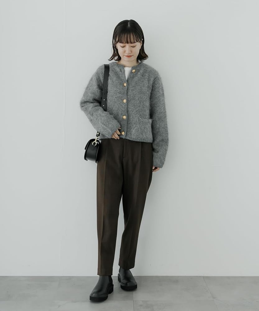 Amazon | [アーバンリサーチ] カーディガン アルパカシャギーGOLD