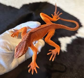 Amazon.co.jp: フトアゴヒゲトカゲ リアル フィギュア 爬虫類 流木