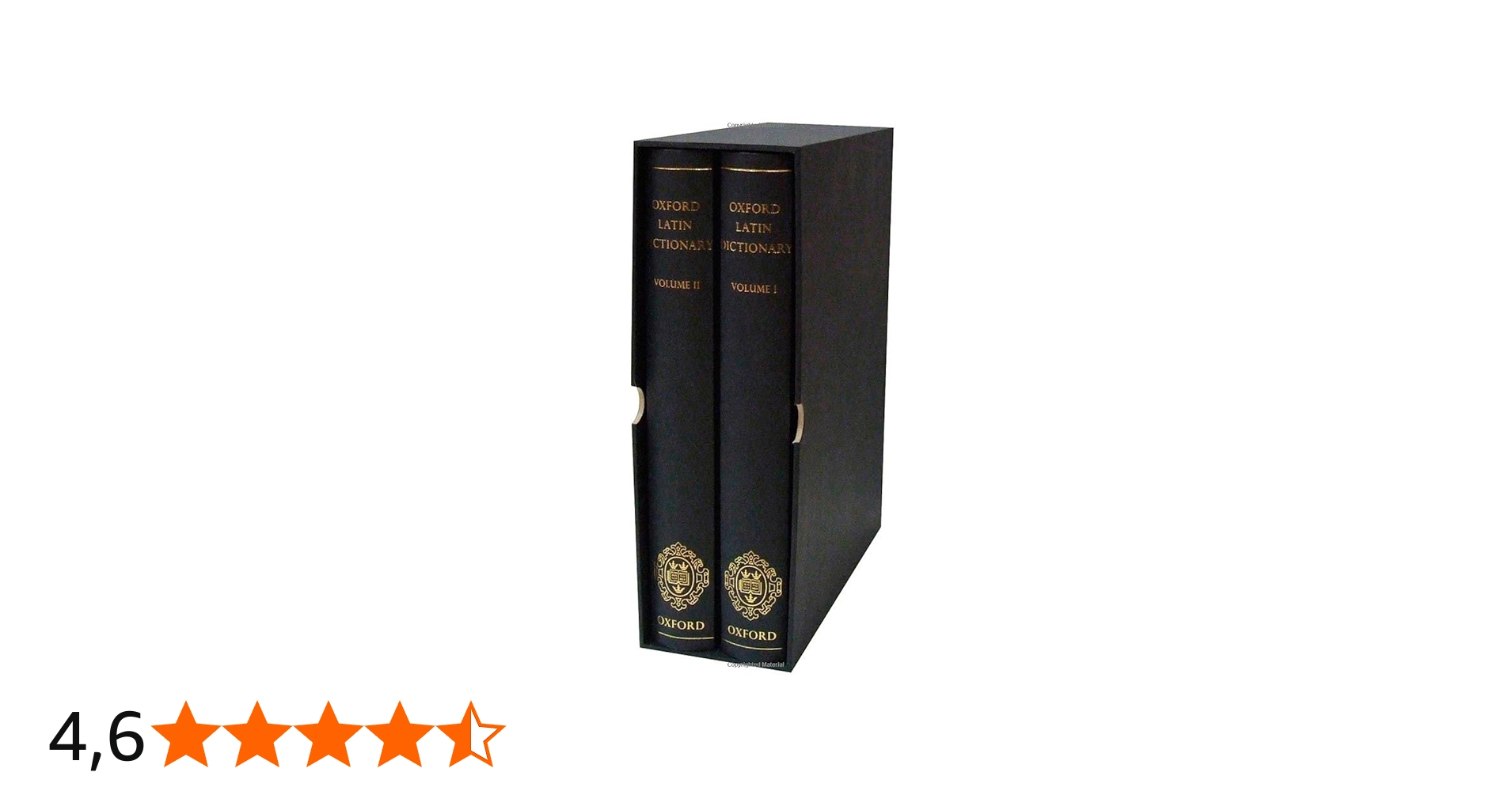 Oxford Latin Dictionary 2 Volume Set | Amazon.com.br