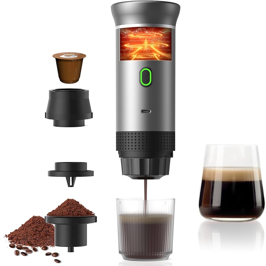 Amazon.com: Zcyge Portable Coffee Maker Espresso Machine, Travel