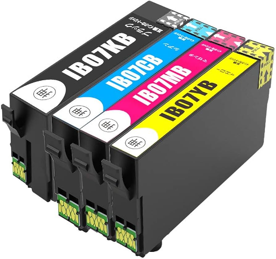 Amazon.co.jp: 【pomme】 IB07CL4B 染料 4色セット 大容量 エプソン