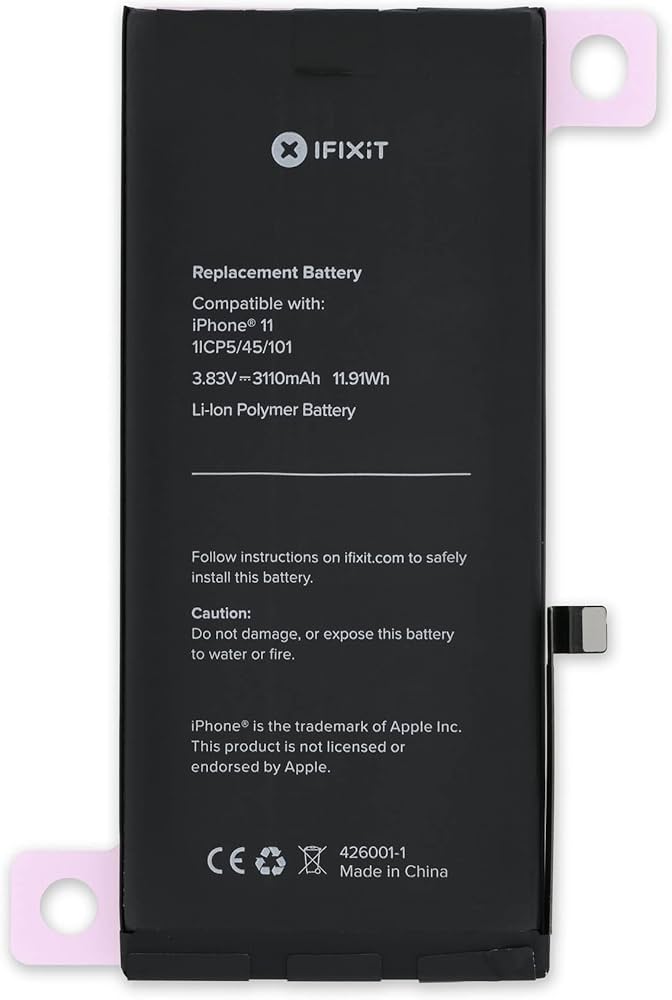 Amazon.com: iFixit Battery Compatible with iPhone 11 : Cell Phones