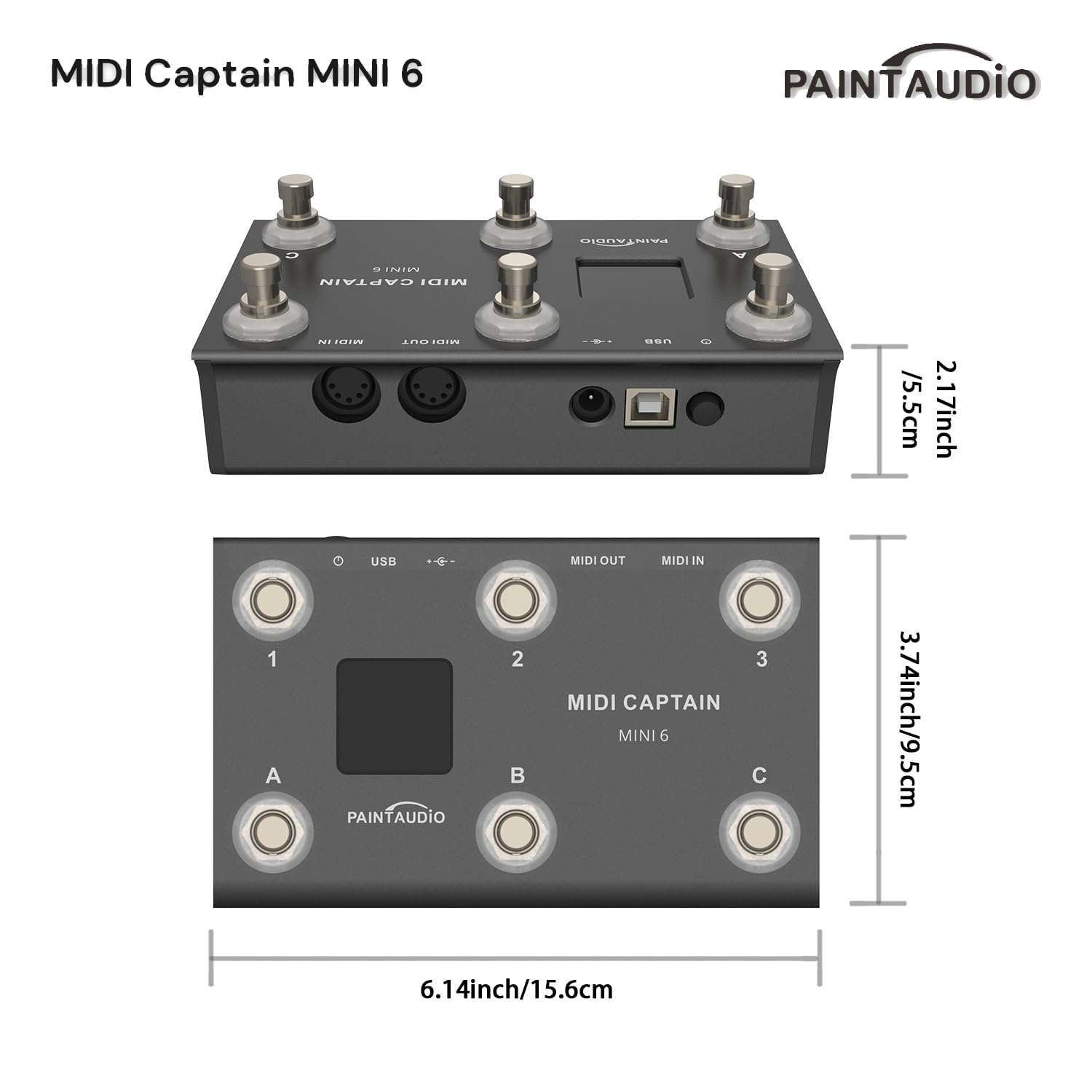 Amazon.com: Paint Audio MIDI Captain MINI Controlador de Pie de 6