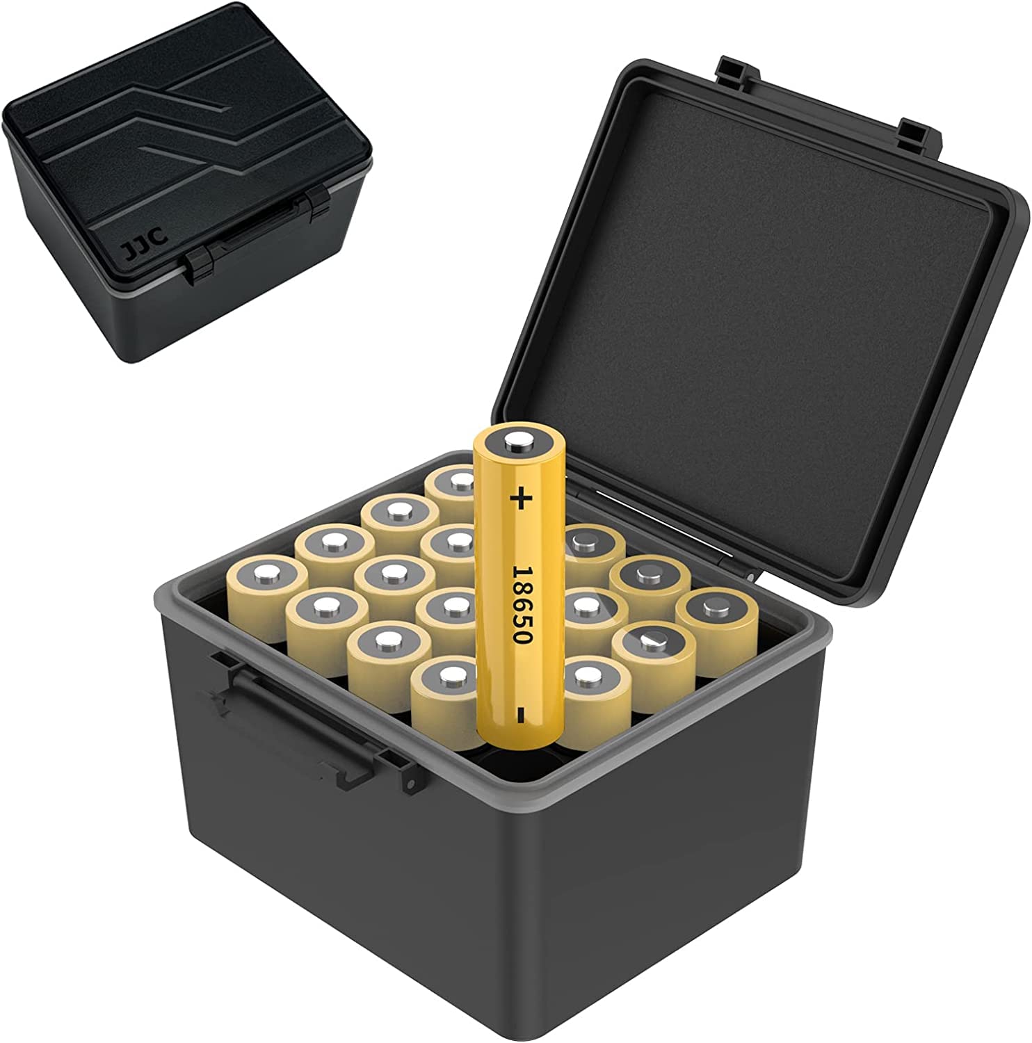 Amazon | JJC 大容量 電池ケース 18650 x20本収納可能 電池収納 18650
