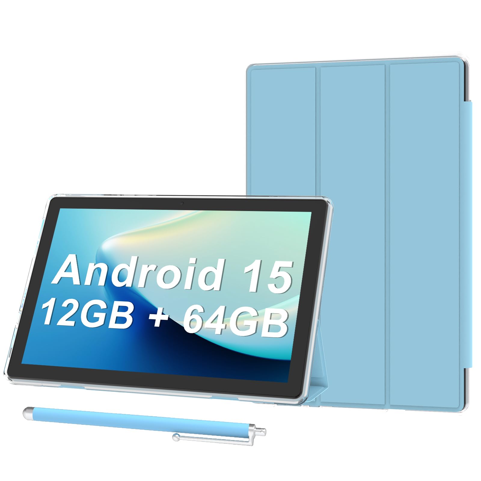 Amazon.co.jp: Android 15 タブレット 10インチ タブレットケース付