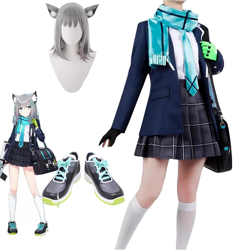 Amazon.co.jp: ブルーアーカイブ ブルアカ ABYDOS 砂狼シロコ コスプレ