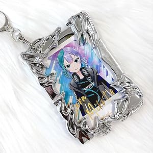 Amazon.co.jp: メタリック 3D トレカケース 韓国 キーホルダー