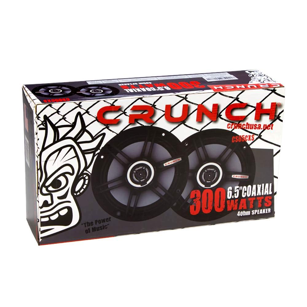 Amazon.com: Crunch 300 Watts 6.5-Inch Coax Shallow 4 Ohms CS