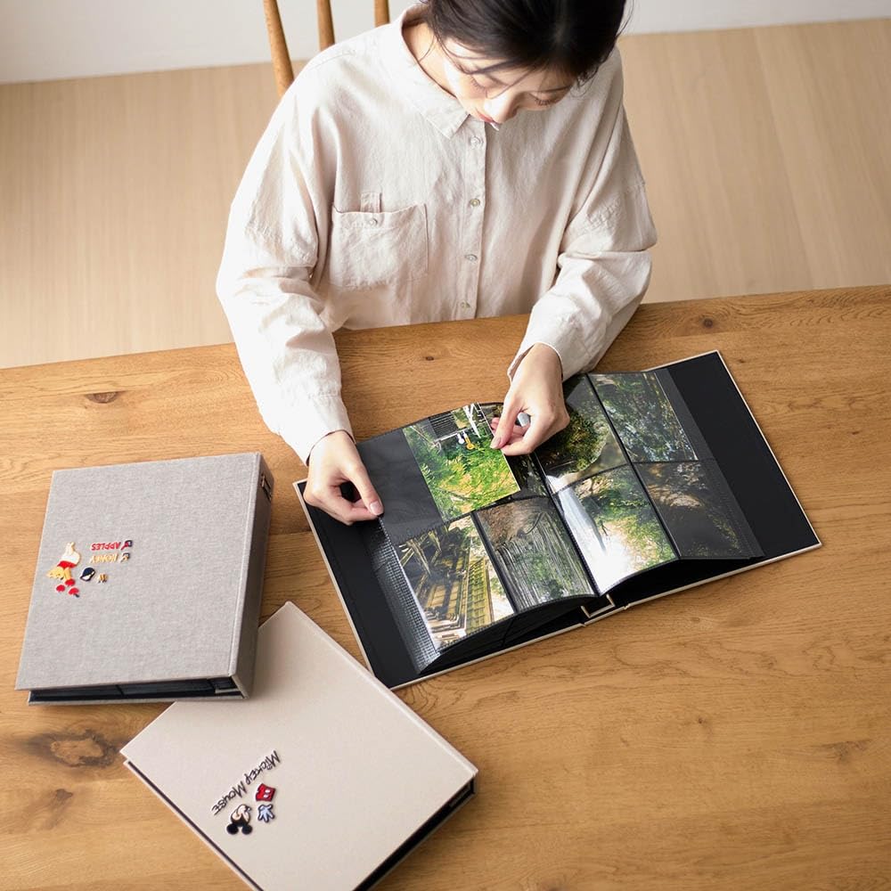 Amazon.co.jp: [ベルメゾン] ディズニー アルバム 400枚 l版 写真 布