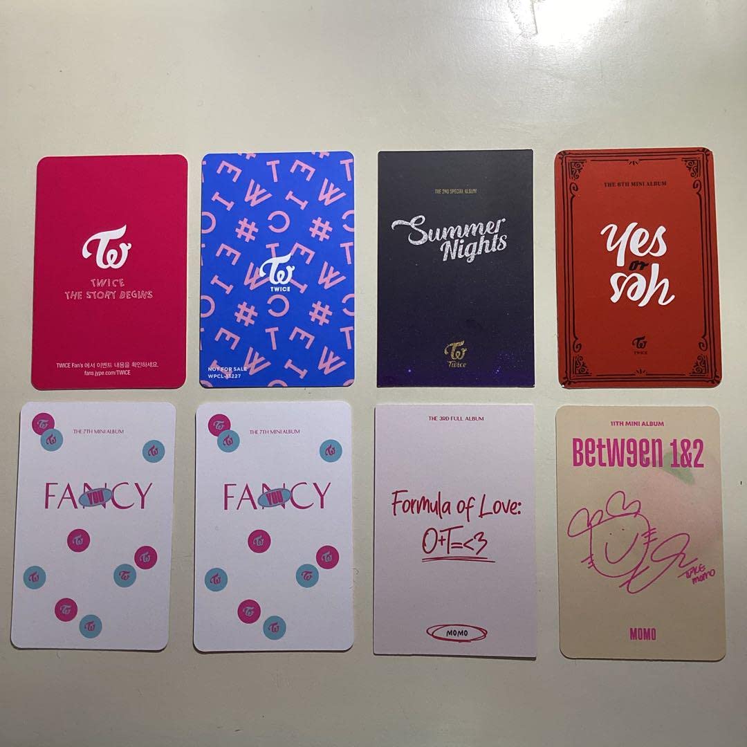 Amazon.co.jp: TWICE モモ トレカ セット : おもちゃ