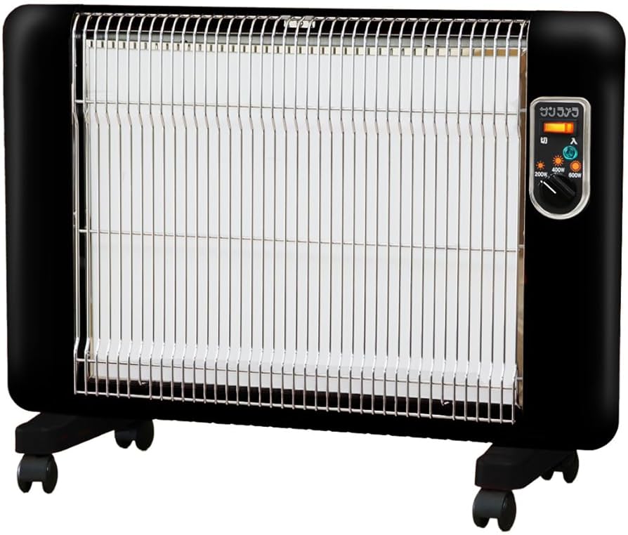 Amazon | CLEAN HOUSE サンラメラ 遠赤外線ヒーター 600w ピアノ