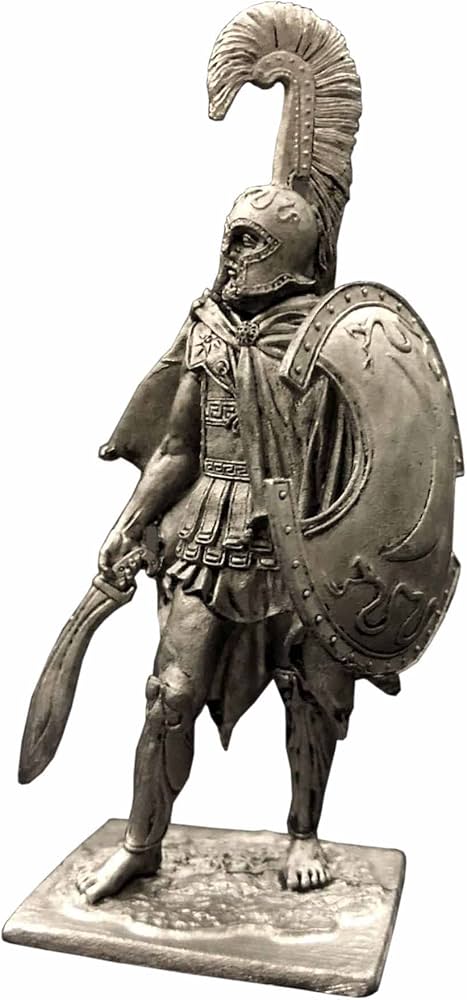 Amazon.co.jp: スパルタの戦士の像、中世の兵士のコピーモデルの装飾