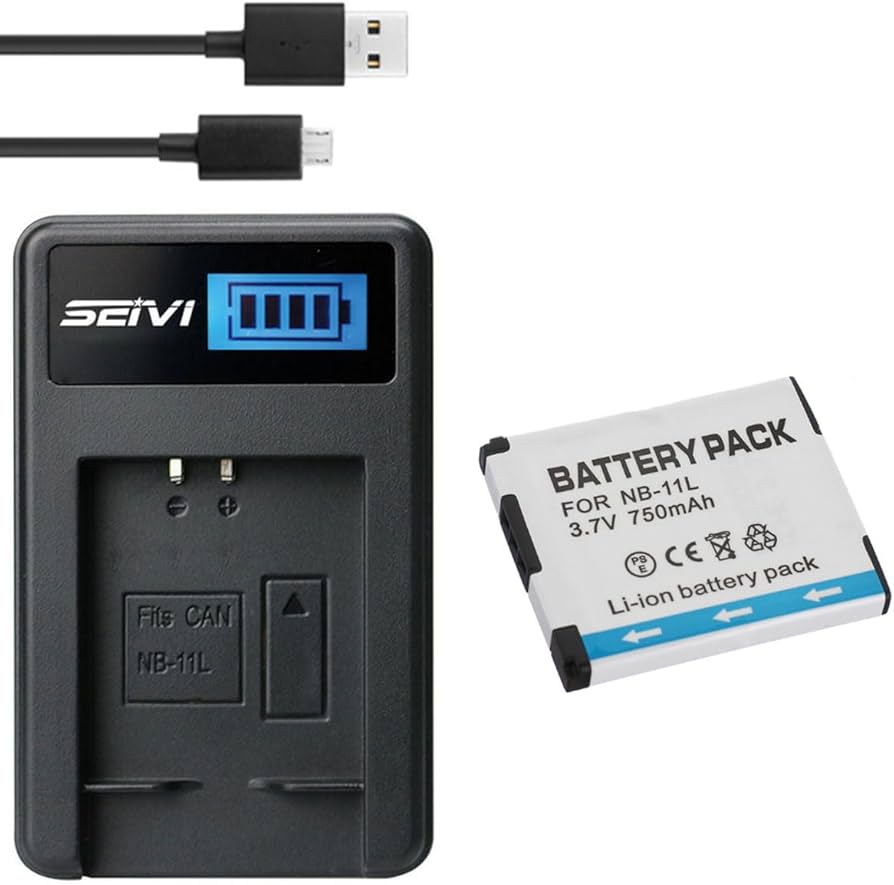Amazon.com : Battery + Charger for Canon PowerShot A3400 is, A3500