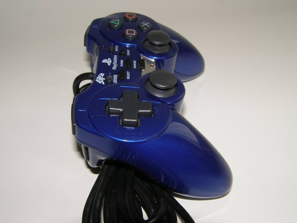 Amazon | PlayStation2専用 アナログ連射コントローラ「極」 ブルー