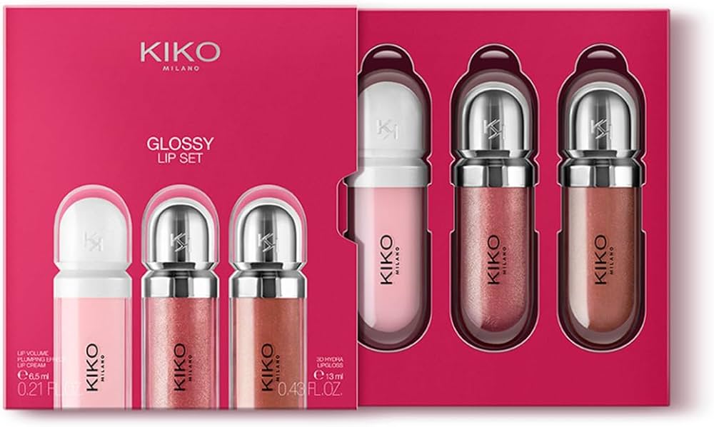 Kiko Milano LIPS MAKE UP KIT - GLOSSY LIP SET 01 : Amazon.com.tr