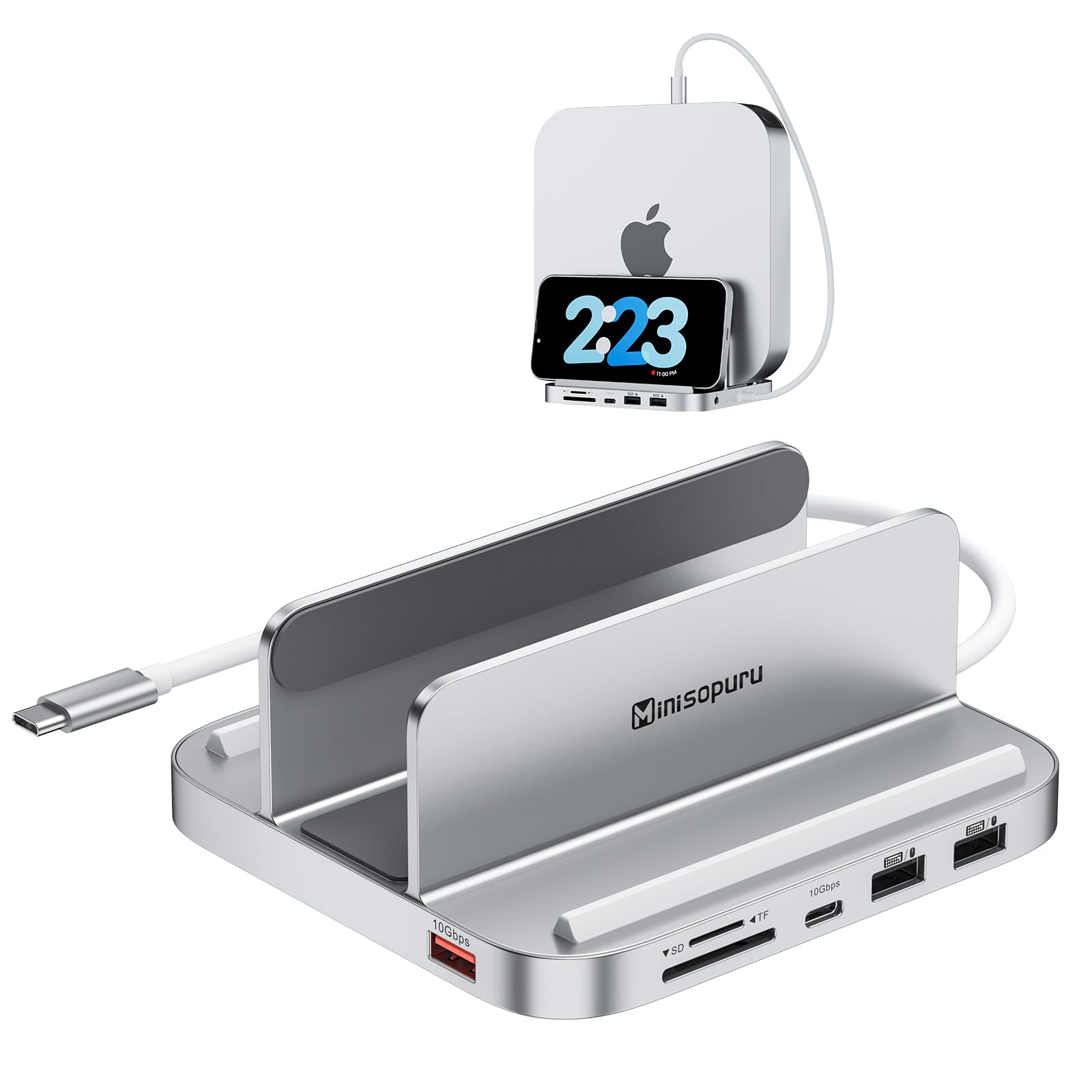 Amazon.com: Minisopuru Mac mini Dock & Stand with M.2 NVMe SSD