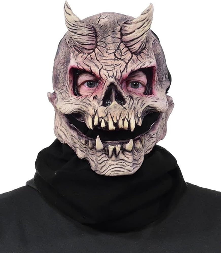 Amazon.com: Zagone Studios Devil Skull Mask : Clothing, Shoes