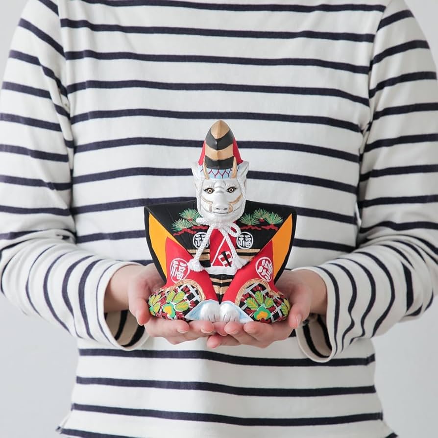 か*ん様 博多人形 辰 縁起物 ドラゴン 昇竜 リュース品 か*ん様 博多