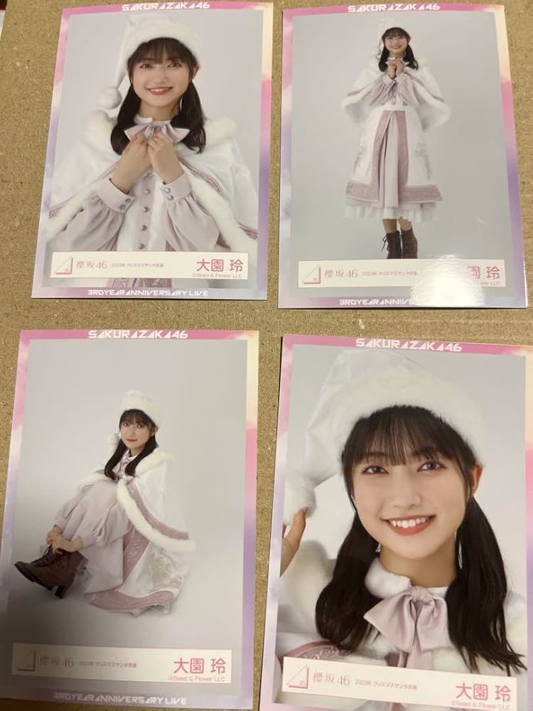 Amazon.co.jp: 櫻坂46 2023年 クリスマスサンタ衣装 生写真 大園玲