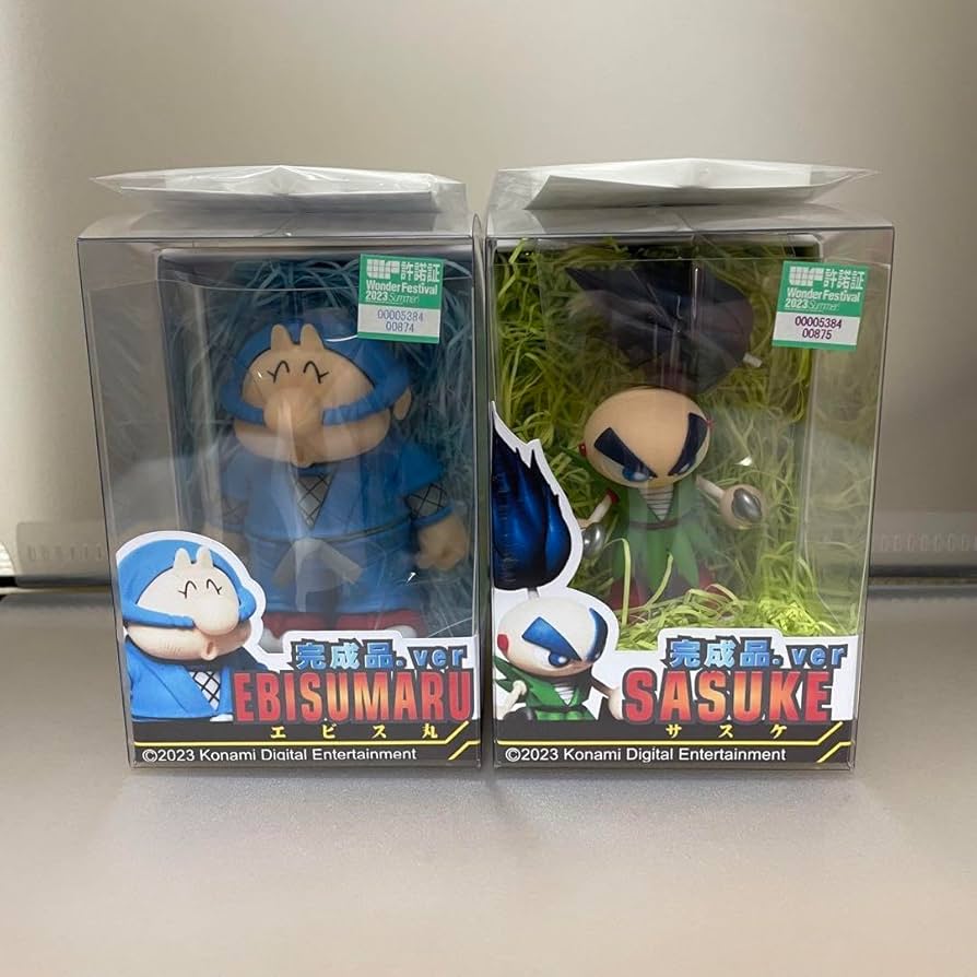 Amazon.co.jp: MANEZAL がんばれゴエモン フィギュア エビス丸 サスケ