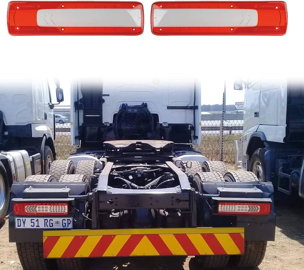 Amazon.co.jp: ボルボトラック用の24V LEDトラックテールライトレンズ