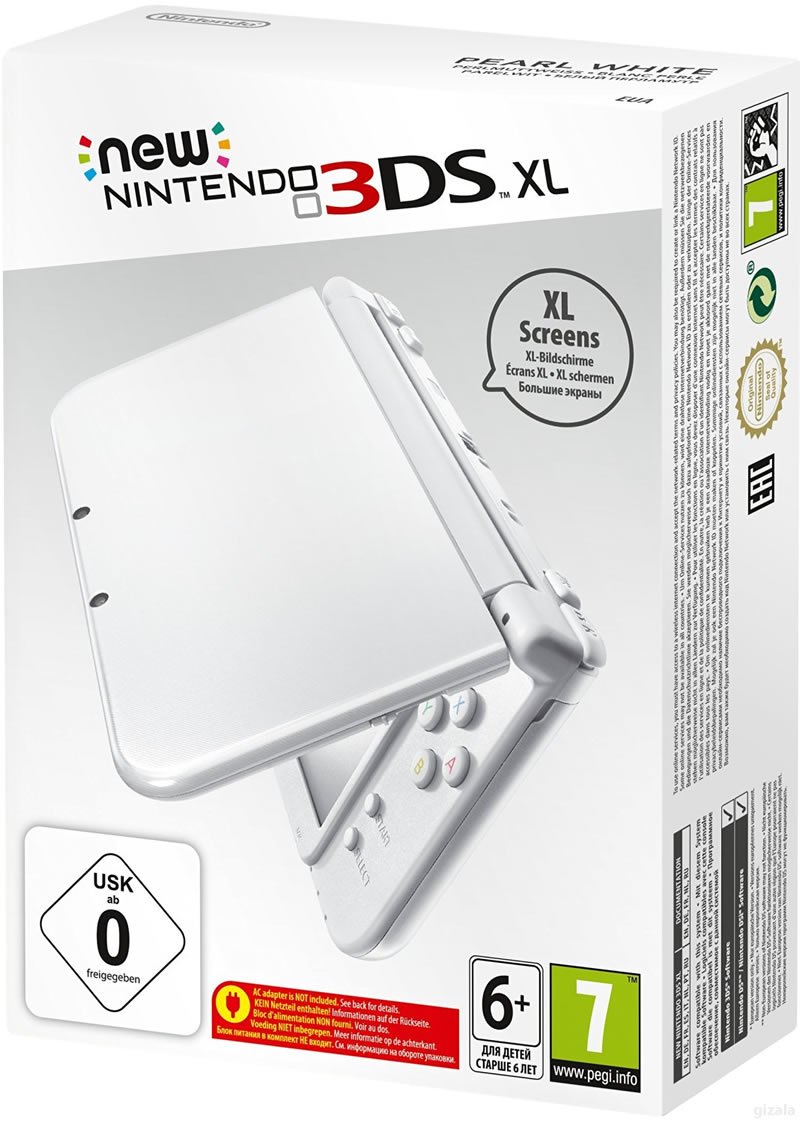 New Nintendo 3DS XL Pearl White, 1 Konsole: Video Games - Amazon.ca