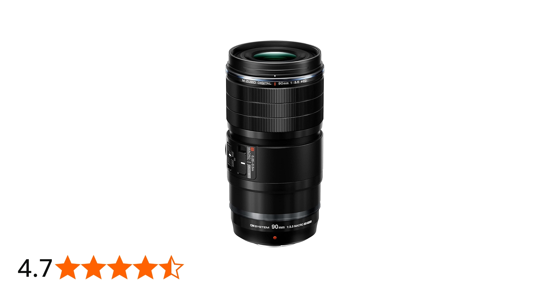 Amazon.co.jp: OM SYSTEM M.ZUIKO DIGITAL ED 90mm F3.5 MACRO IS PRO