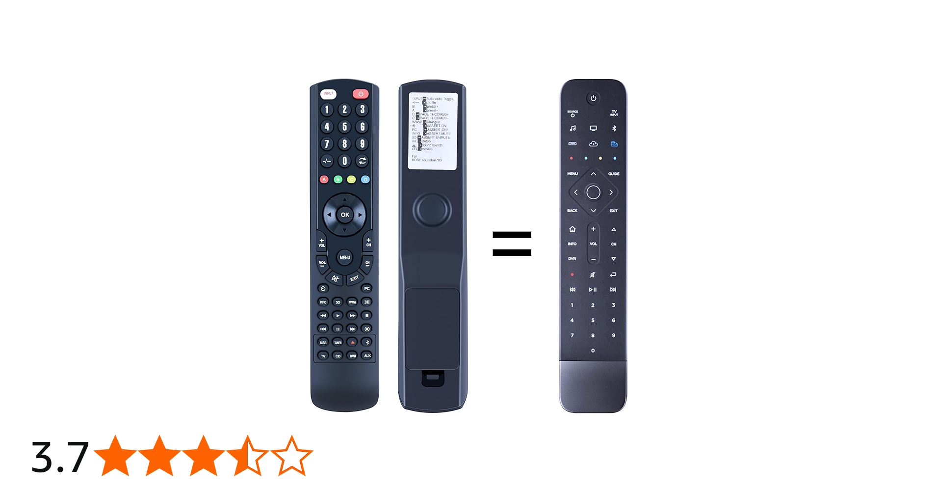 Amazon | PZL 交換用リモコン Bose 700 サウンドバー ホームシアター用