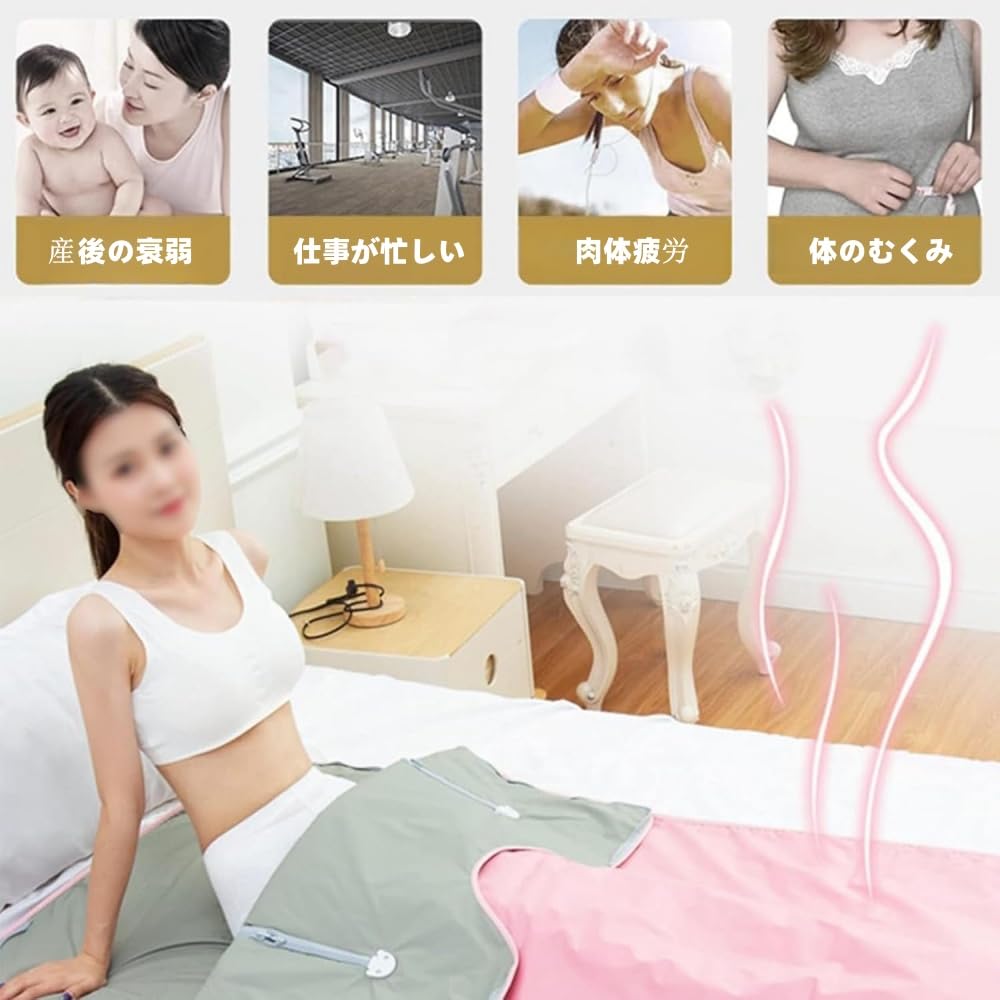 Amazon.co.jp : Kirnuo遠赤外線ヒートマット 家庭用サウナ サウナ 遠