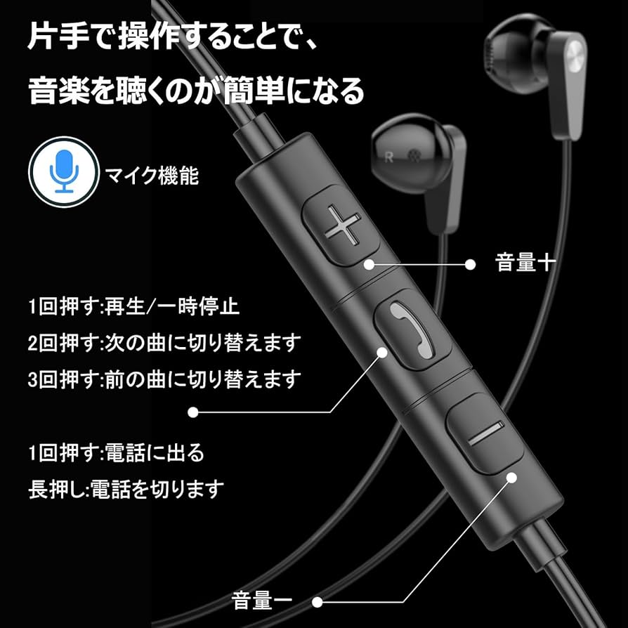 Amazon.co.jp: 【2025最新設計】 Eikokiwaタイプ C イヤホン 有線 HiFi