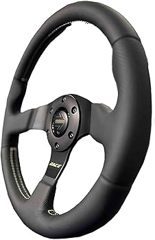 Amazon | MOMO モモ ステアリング RACE NOTO BLACK/GOLD レース ノト