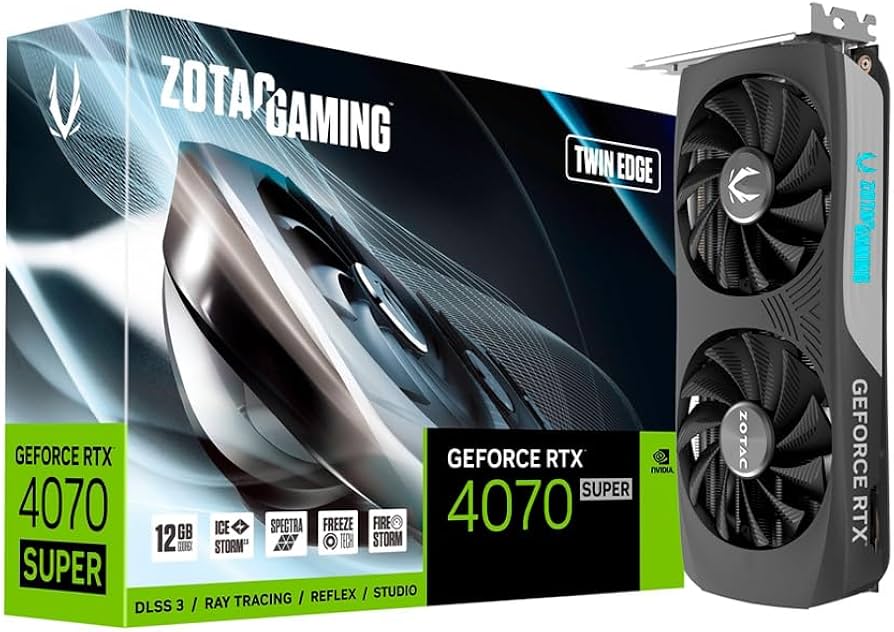 ZOTAC GAMING GEFORCE RTX 4070 SUPER TWIN EDGE 12GB GDDR6X - ZT