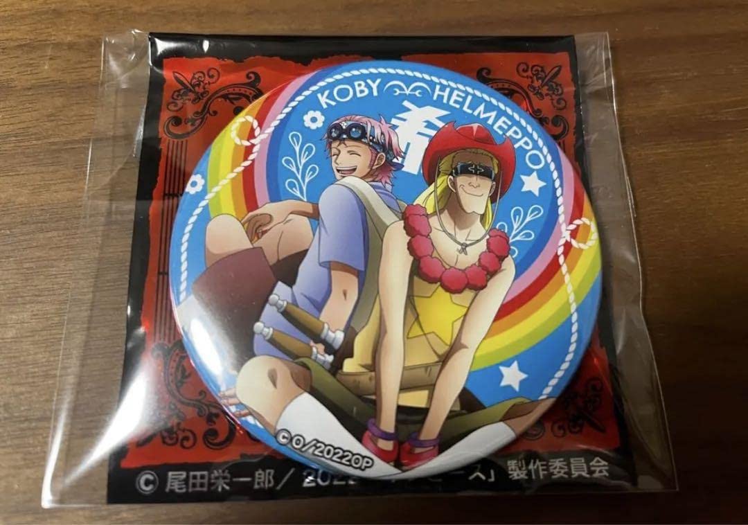 Amazon.co.jp: ONE PIECE 輩缶バッジ WORLD コビー 限定 コビー