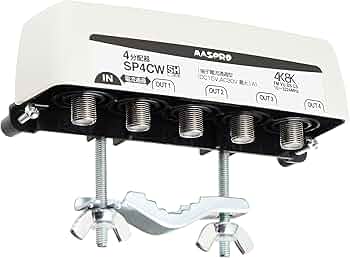 Amazon | マスプロ電工 4分配器 3224MHz対応 屋外（内）用 1端子電流