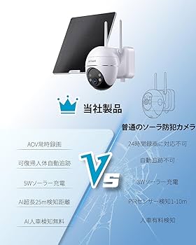 Amazon.co.jp: 【電池式限界を超える・ 24時間記録×360°自動追尾