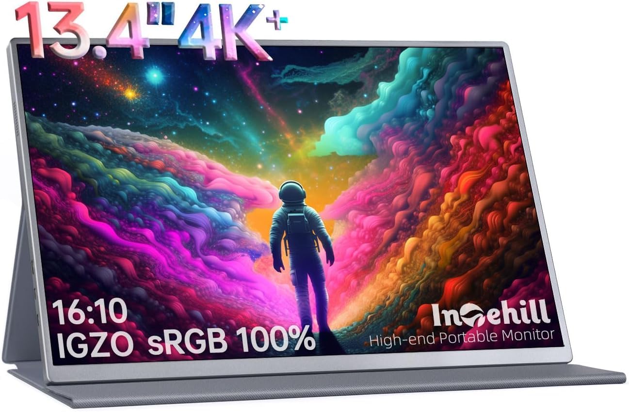 Amazon.com: Intehill 4K Portable Monitor for Laptop, 3840x2400