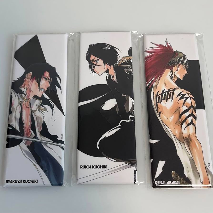 Amazon | BLEACH 絵札缶バッジコレクション 第1弾 朽木白哉 朽木ルキア