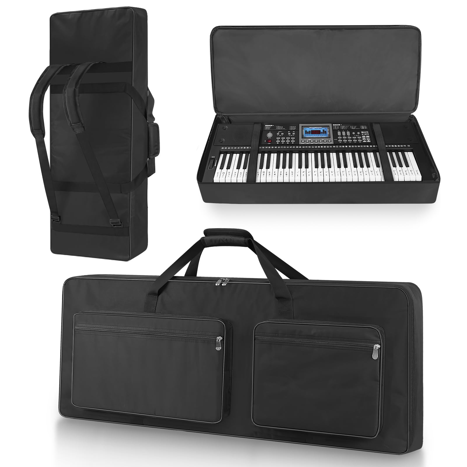 Amazon.com: XIDIHF 61 Key Piano Keyboard Case Bag 40.6''x6.1''x17