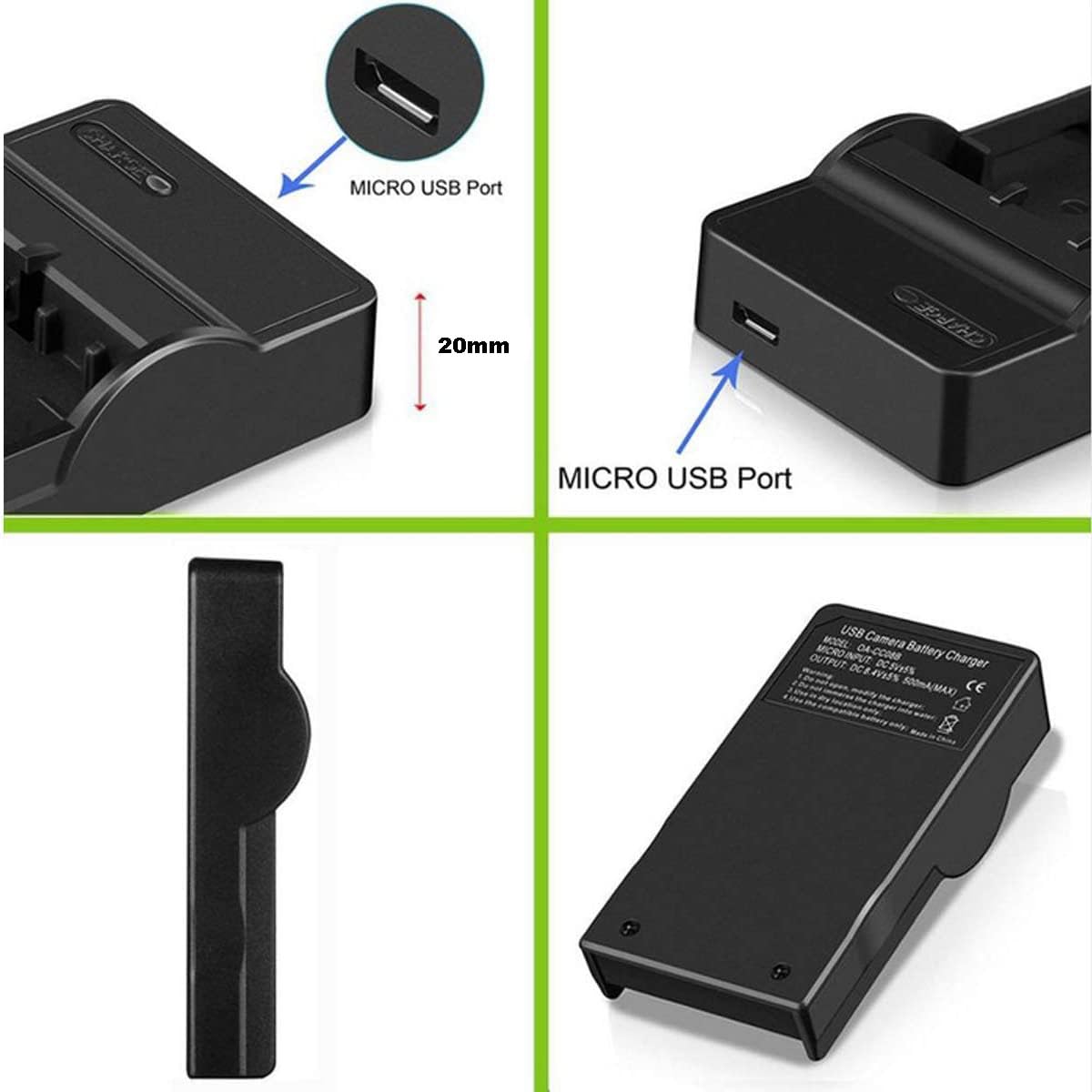 Amazon.com: Battery Charger for Canon PowerShot G9 X, G9 X Mark II