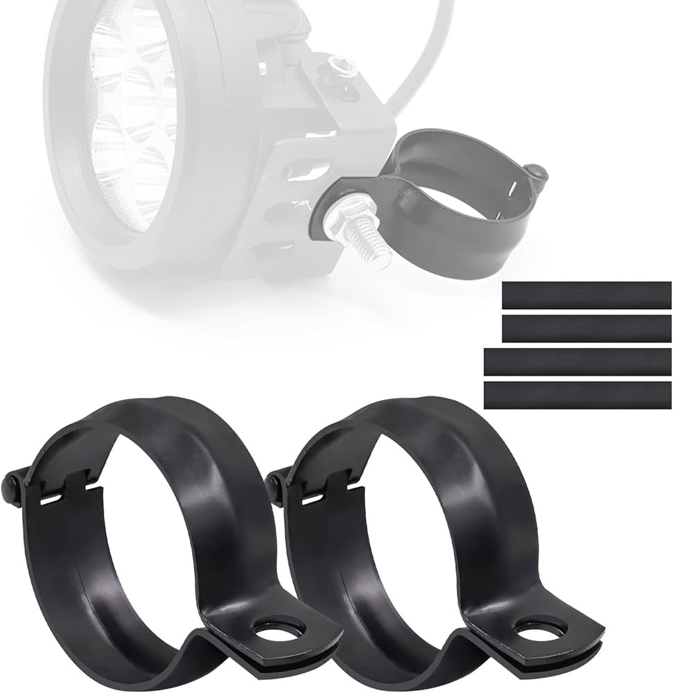 Amazon.co.jp: Xuzimaoyiバイク フォグランプ ステー 取付ブラケット