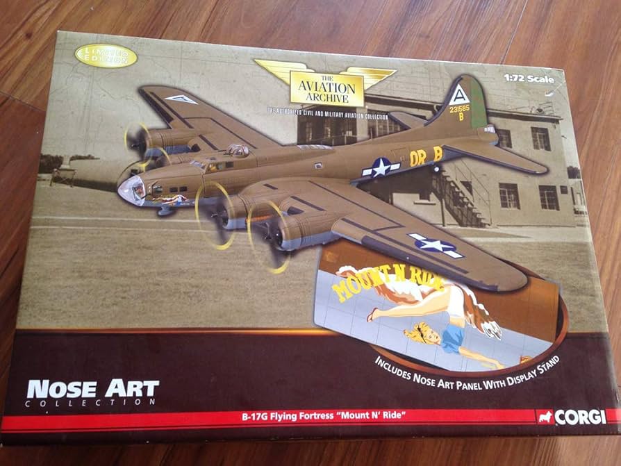 Amazon.co.jp: CORGI 1/72 完成品 B-17G Flying Fortress Mount N'Ride