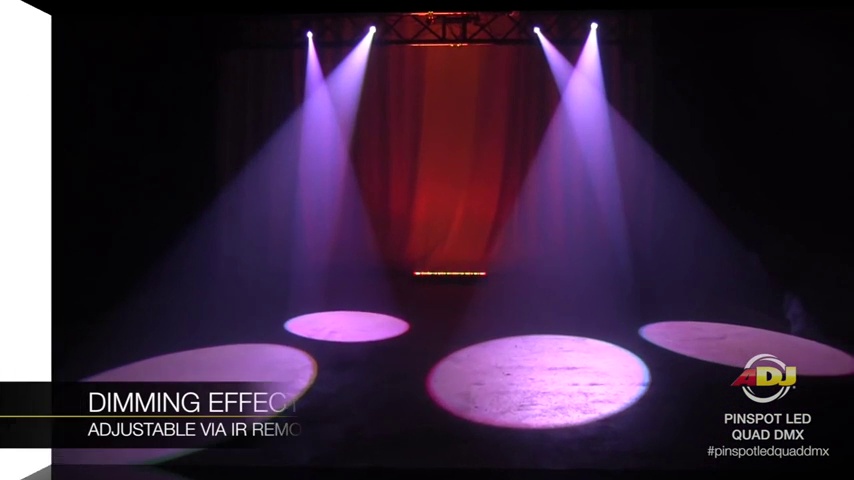 Amazon.com: ADJ Products PINSPOT LED Quad DMX 8 WATT Quad Color