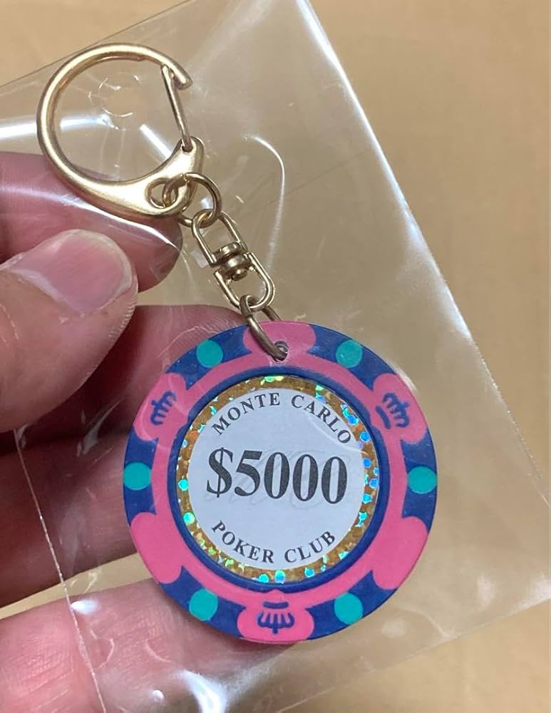 Amazon | ポーカーチップ カジノチップ キーホルダー | カジノチップ