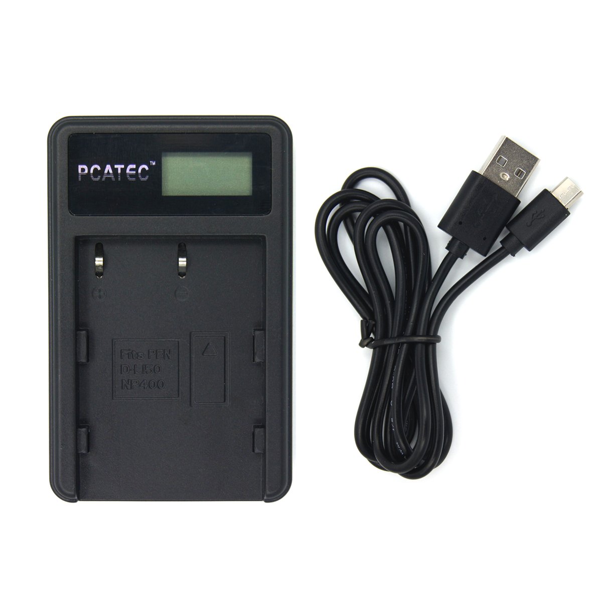 Amazon | 【PCATEC】 PENTAX D-LI50/NP-400 対応新型USB充電器☆LCD付