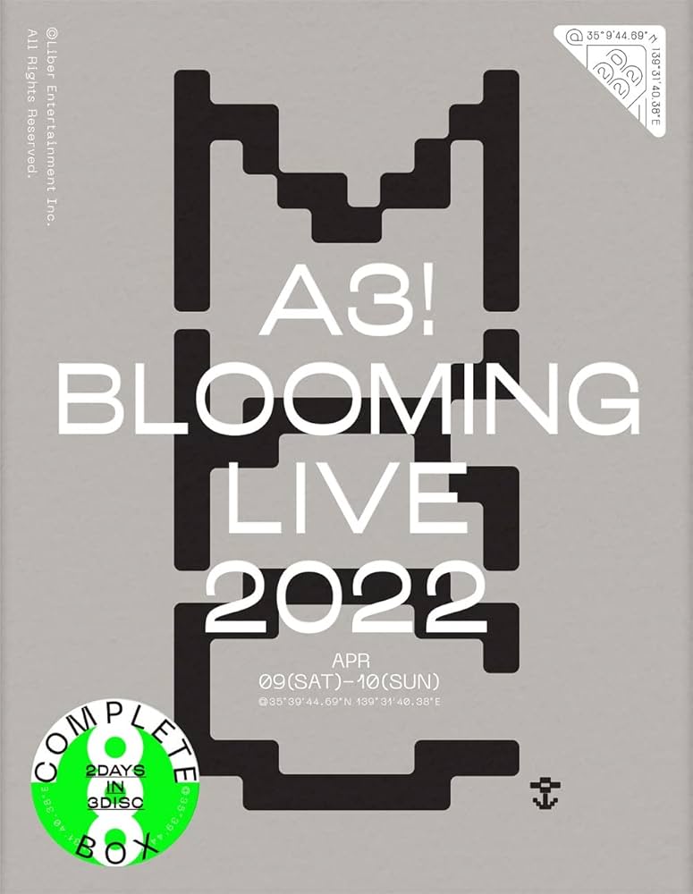 Amazon.co.jp: A3! BLOOMING LIVE 2022 BD BOX【初回生産限定版】(特典