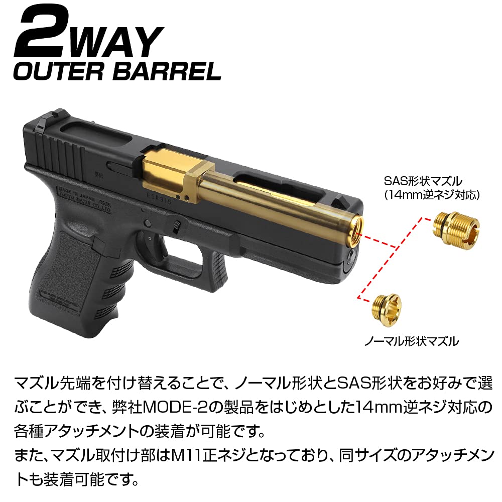 Amazon | [LayLax]ガスブローバック G17 Gen.3/G18C/G22 ノンリコイル
