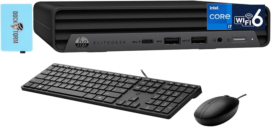 Amazon.com: HP EliteDesk 800 G6 Mini Desktop with Keyboard & Mouse
