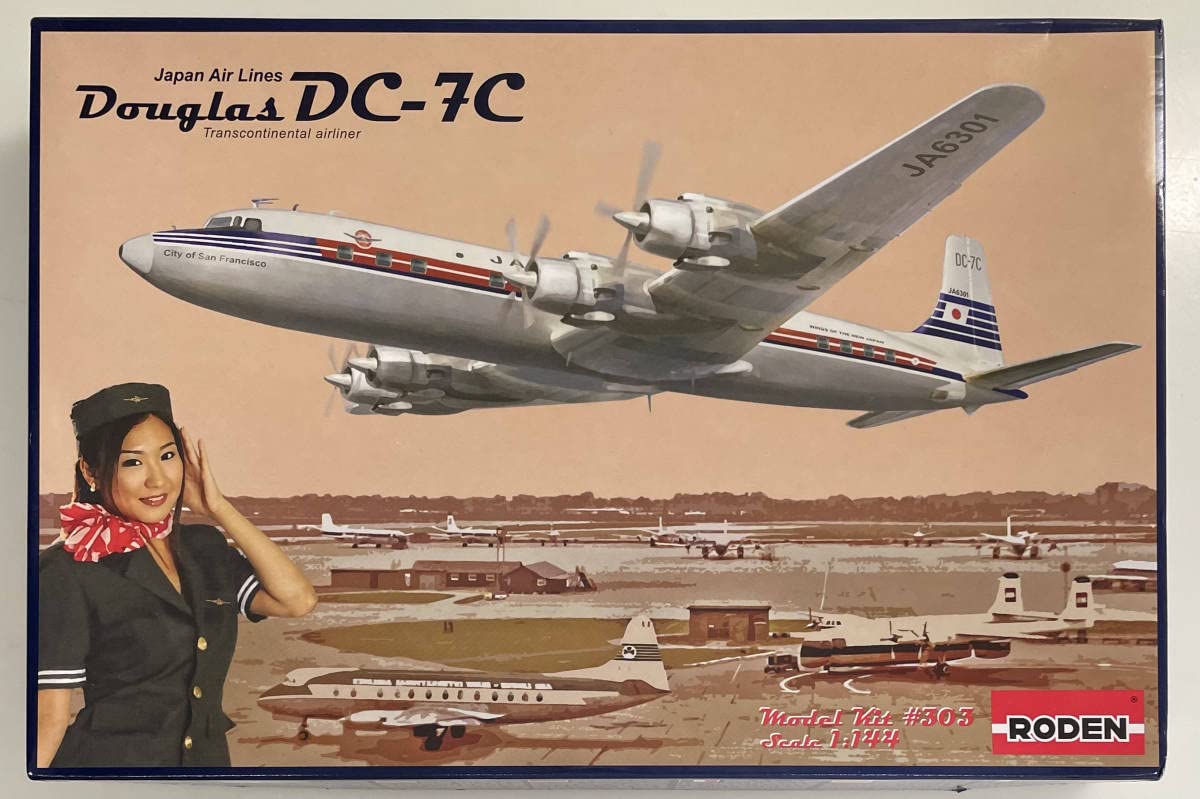 Amazon.co.jp: 希少 未使用品 RODEN ローデン 1/144 ダグラス DC-7C