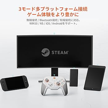 Amazon.co.jp: BIGBIG WON BLITZ2 TMR コントローラー 無線/有線接続